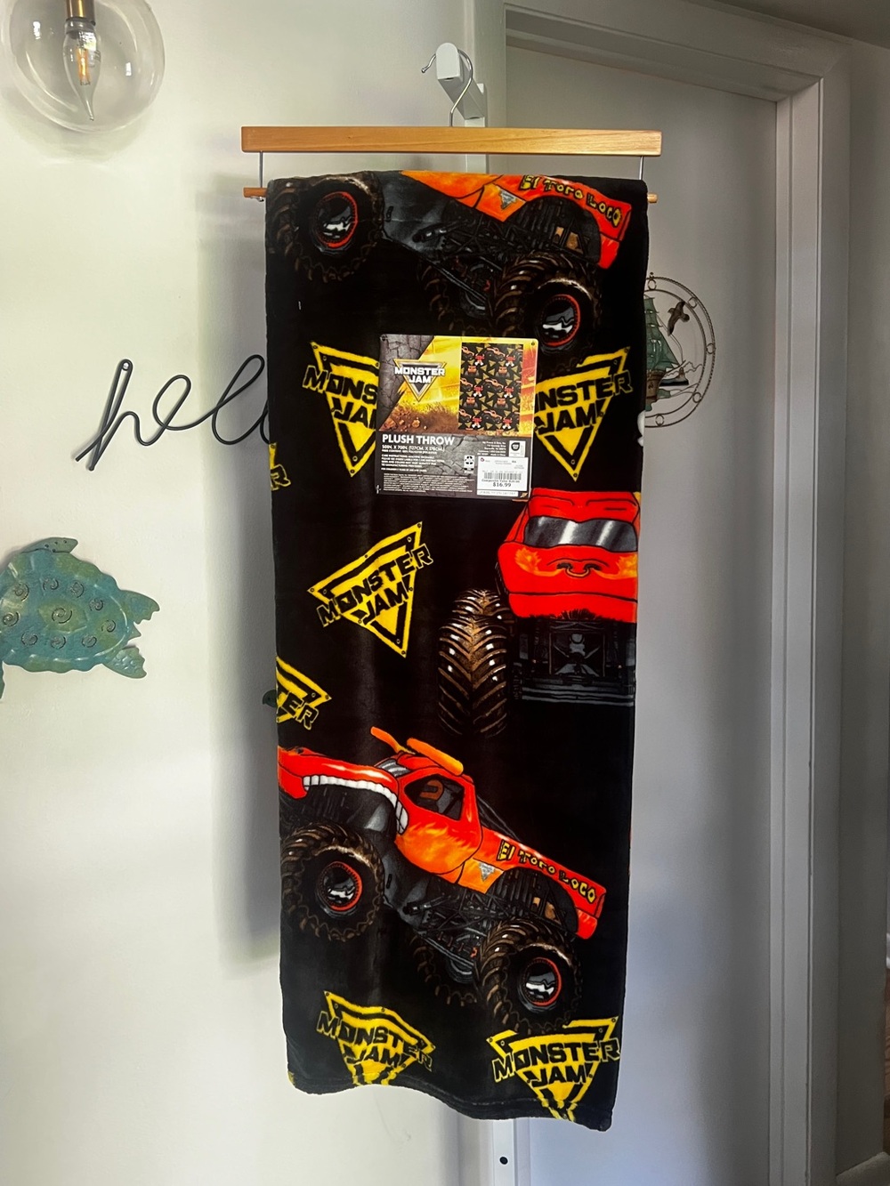 NEW Monster Jam El Toro Throw Blanket 50”x70”